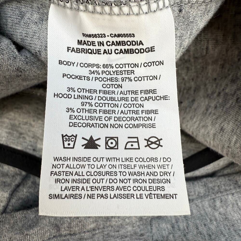 Nike Sportswear Women's M Tech-Fleece Full-Zip Hoodie-Grey Heather Black EUC - Picture 9 of 11